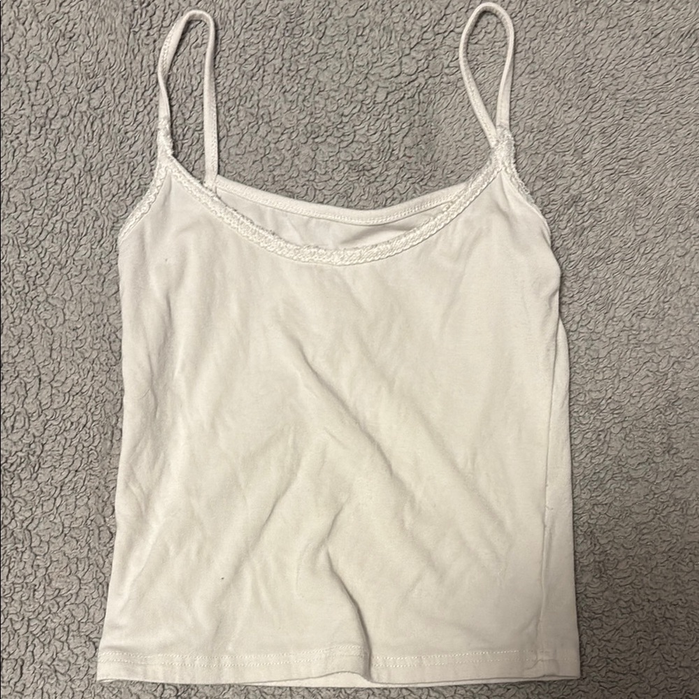 White Spaghetti Strap Top